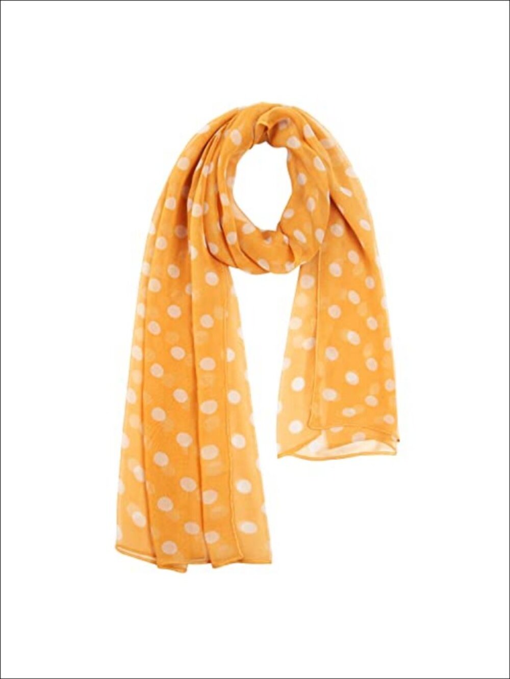 Chiffon Polka Dot Scarf Lightweight Sheer Neck Wrap Hair Scarf